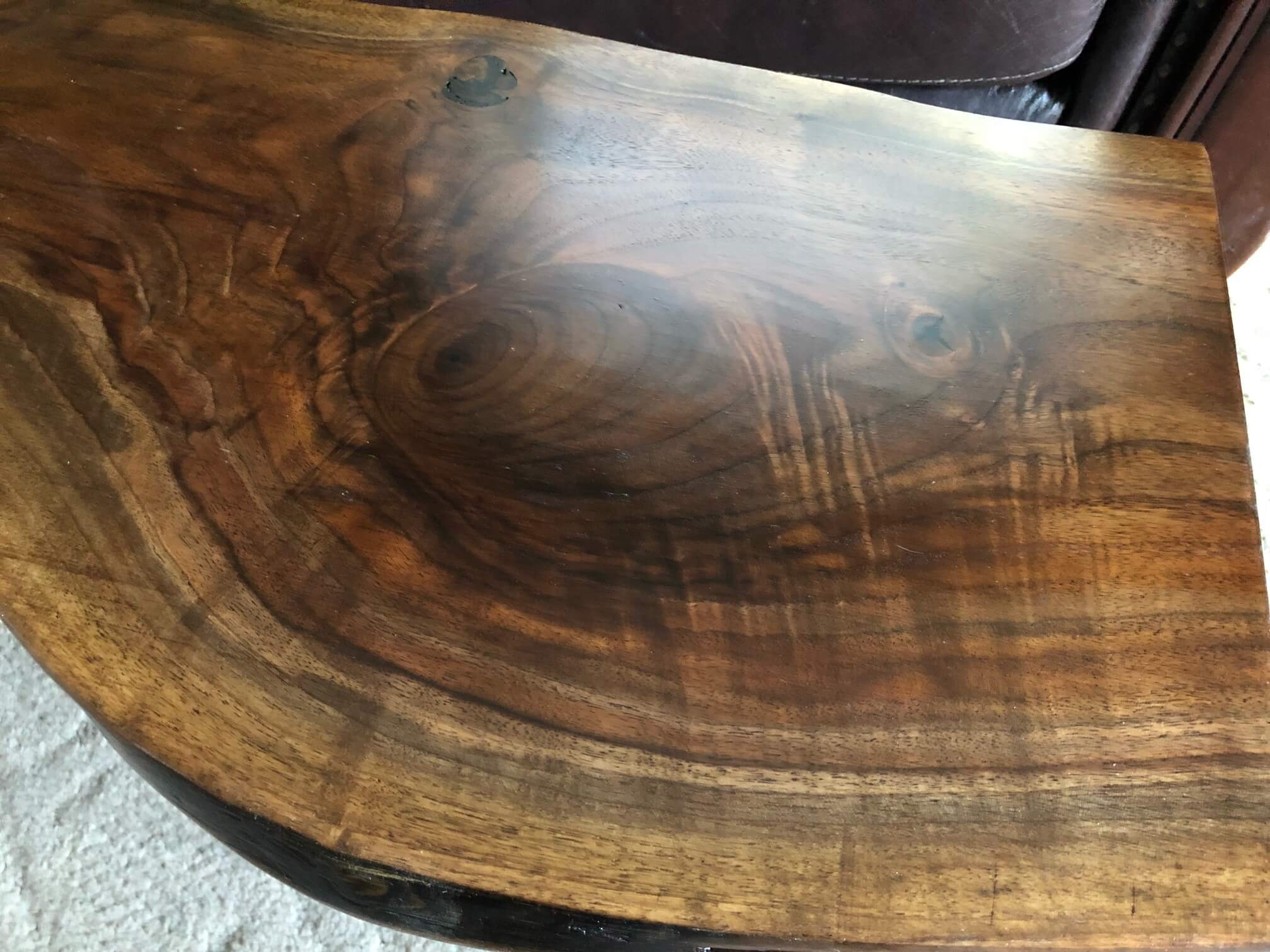 Walnut live edge coffee table