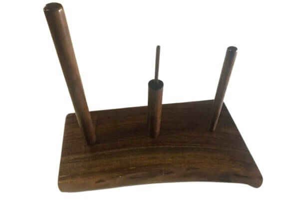 Live Edge Triple Flute Stand